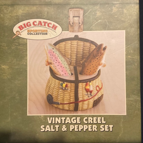 Demdaco Other Big Catch Vintage Creek Salt And Pepper Shaker Set Poshmark Demdaco Other Big Catch Vintage Creek Salt And Pepper Shaker Set Poshmark